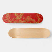 Oriental dragon illustratie persoonlijk skateboard (Horizontaal)