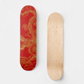 Oriental dragon illustratie persoonlijk skateboard (Voorkant)