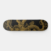 Oriental dragon illustratie persoonlijk skateboard (Horizontaal)