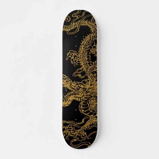 Oriental dragon illustratie persoonlijk skateboard (Voorkant)