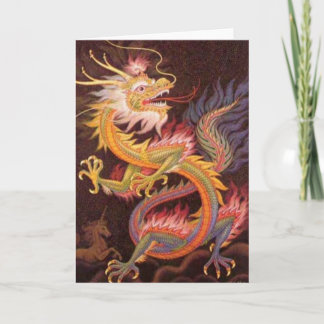 Oriental Dragon-Kaart Kaart
