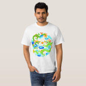 Oriental Dragons/Chinese draken (versie 1) T-shirt (Voorkant volledig)