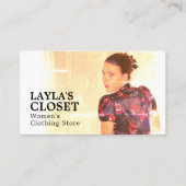 Oriental Dress, vrouwenkledingwinkel Visitekaartje (Voorkant)