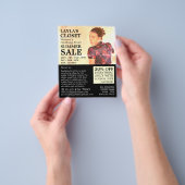 Oriental Dress, Women's Clothing Store Adverteren Flyer (Hand)