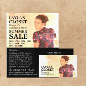 Oriental Dress, Women's Clothing Store Adverteren Flyer