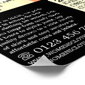 Oriental Dress, Women's Clothing Store Adverteren Poster (Hoek)