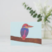 ORIENTAL DWARF KINGFISHER FEESTDAGENKAART (Staand voorkant)