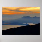 Oriental Evening Mist Framed Print (Voorkant)