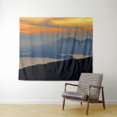Oriental Evening Mist Wall Tapestry Wandkleed (In Situ (horizontaal))