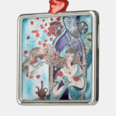 ORIENTAL FAIRY TALE Blue Sapphire Metalen Ornament (Links)