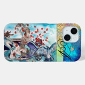 ORIENTAL FAIRY TALE MONOGRAM Case-Mate iPhone CASE (Achterkant (horizontaal))