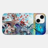 ORIENTAL FAIRY TALE MONOGRAM Case-Mate iPhone CASE (Achterkant (horizontaal))