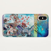 ORIENTAL FAIRY TALE MONOGRAM Case-Mate iPhone CASE (Achterkant (horizontaal))