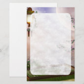 Oriental Fantasy Cherry Blossom Stationery Briefpapier (Voorkant / Achterkant)