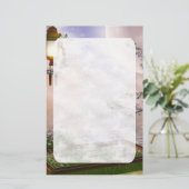 Oriental Fantasy Cherry Blossom Stationery Briefpapier (Staand voorkant)