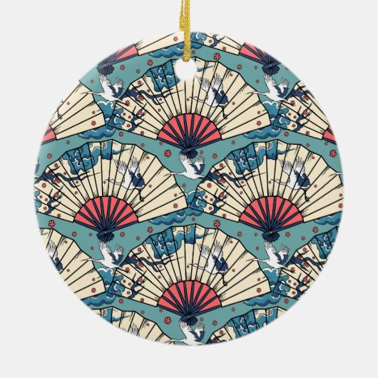 Oriental FanTasy Keramisch Ornament (Achterkant)