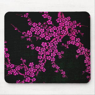 Oriental floral design mousepad muismat