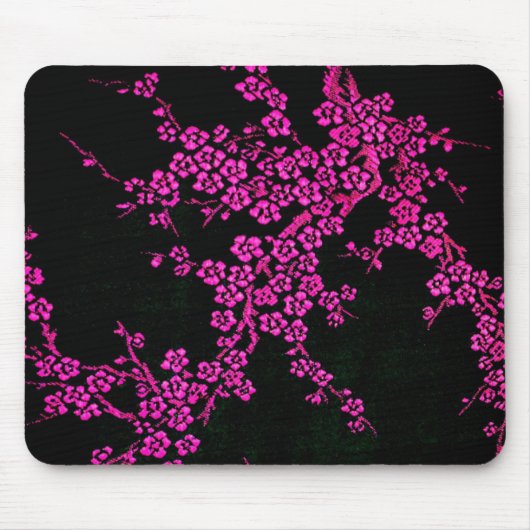 Oriental floral design mousepad muismat (Voorkant)