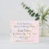 Oriental Floral Multipurpose Birthday Invitation Kaart (Staand voorkant)