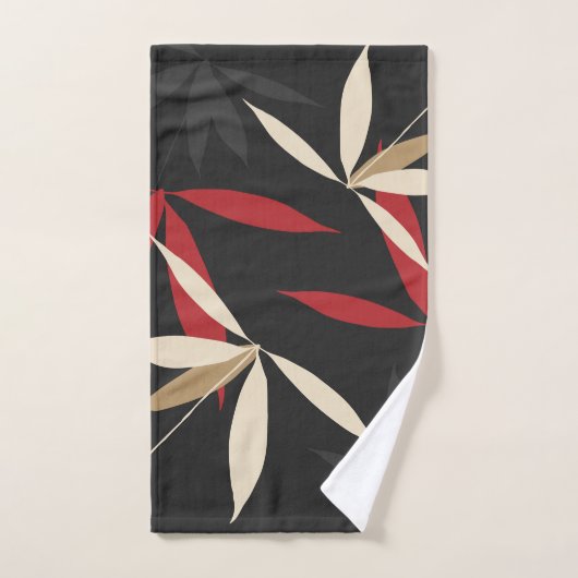 Oriental Floral Pattern Bad Handdoek (Handdoek)