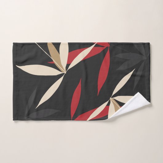 Oriental Floral Pattern Bad Handdoek (Handdoek)