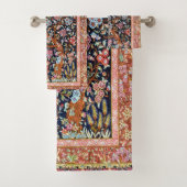 Oriental Floral Persian Carpet Rug Bad Handdoek (Insitu)
