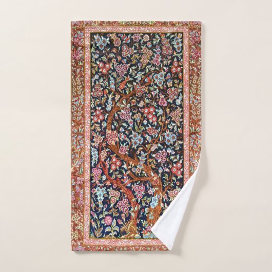 Oriental Floral Persian Carpet Rug Bad Handdoek (Handdoek)