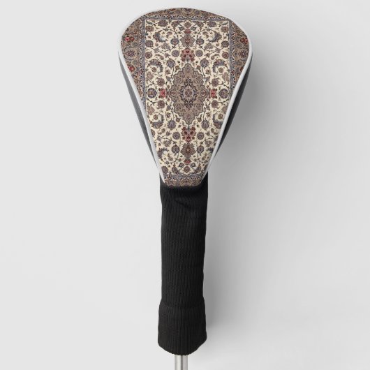 Oriental Floral Persian tapijt Patroon Golfheadcover (Voorkant)