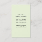 Oriental Florist Visitekaartje (Achterkant)