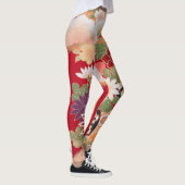 Oriental Flower Print Leggings (Rechts)