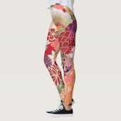 Oriental Flower Print Leggings (Links)