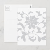 Oriental Flower - Silver Briefkaart (Voorkant / Achterkant)