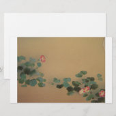 Oriental Flowers Stationery Briefpapier (Voorkant / Achterkant)