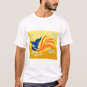 Oriental Flying Phoenix Mannen T-Shirt (Voorkant)