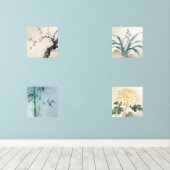 Oriental Four Gentlemen Print Set (Houten vloer)