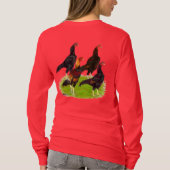 Oriental Game Fowl Quartet T-shirt (Achterkant)
