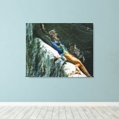 Oriental Garden Lizard - Wrapped Canvas Afdruk (Insitu (Houten vloer))
