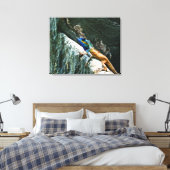 Oriental Garden Lizard - Wrapped Canvas Afdruk (Insitu (Slaapkamer))