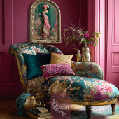 Oriental Garden, Portret Collage Art Tissuepapier