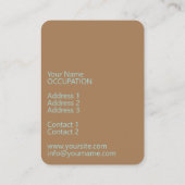 Oriental Glow II - Visitekaartje (Achterkant)