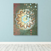 Oriental Glow III - Ingewikkeld Canvas (Insitu (Houten vloer))