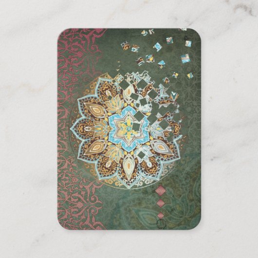 Oriental Glow III - Visitekaartje (Voorkant)