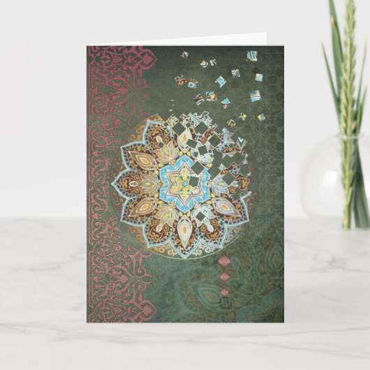 Oriental Glow III - Wenskaart Bedankkaart (Voorkant)