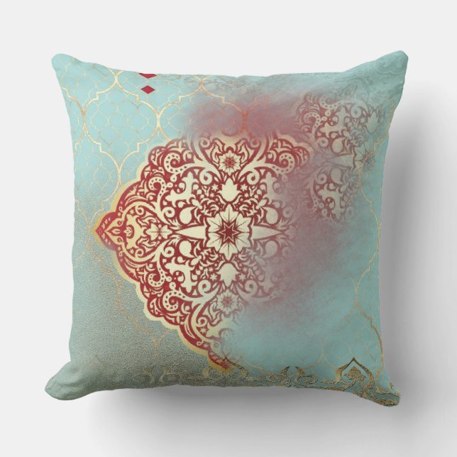 Oriental Glow - Pillow Kussen (Voorkant)