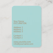 Oriental Glow - Visitekaartje (Achterkant)