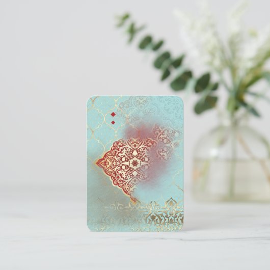 Oriental Glow - Visitekaartje (Staand voorkant)