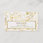 Oriental Gold Boho Appointment Card Afsprakenkaartje (Achterkant)