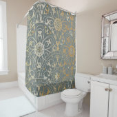 Oriental golden Mandala - Shower Curtain Douchegordijn (In situ)