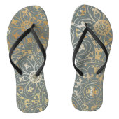 Oriental Golden Mandala - Teenslippers (Voetbed)