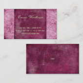 Oriental Grunge Berry Red Visitekaartje (Voorkant / Achterkant)